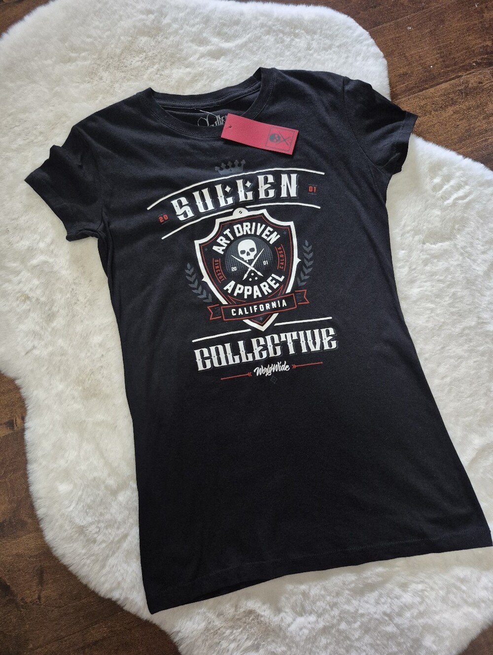 NWT Sullen Art Collective Worldwide Crew Tee 2012 Deadstock Medium